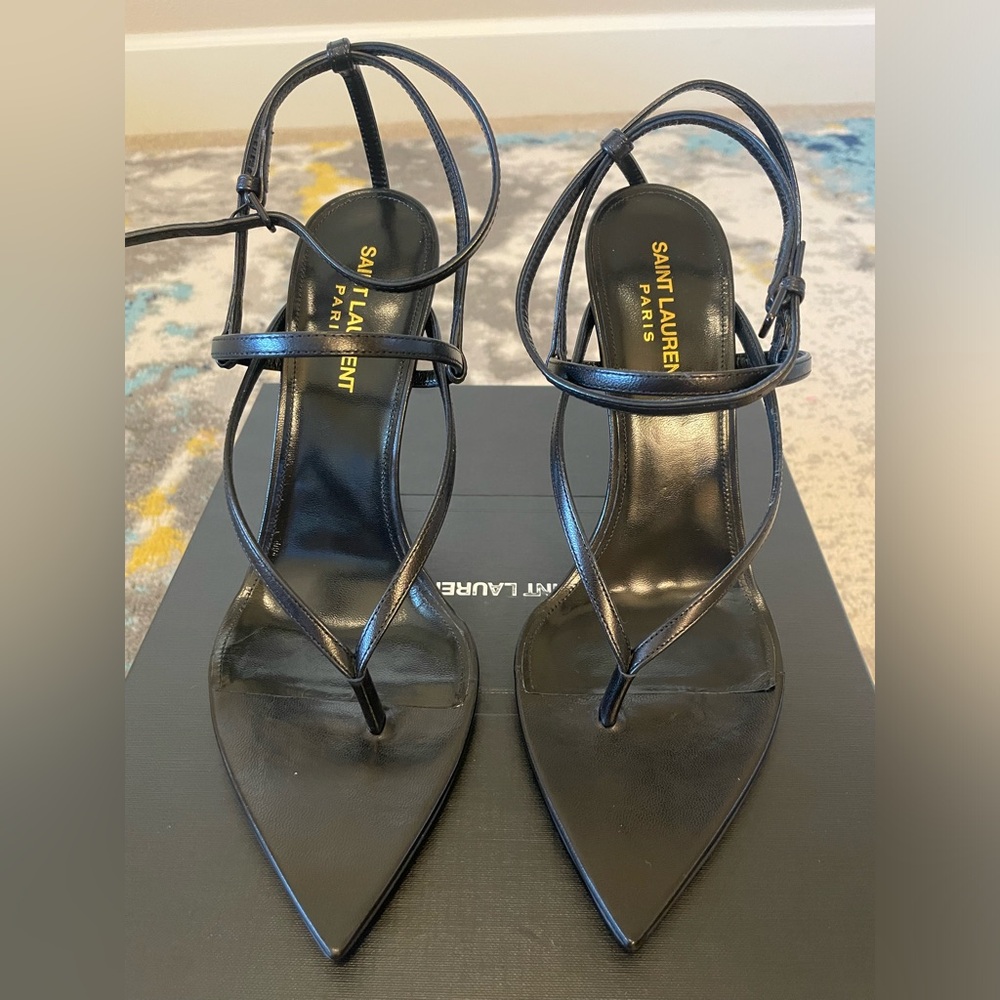 Saint Laurent instinct 110 sandal - Black heels